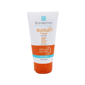 کرم ضد آفتاب فاقد چربی رنگی SPF50 بیوتی درما